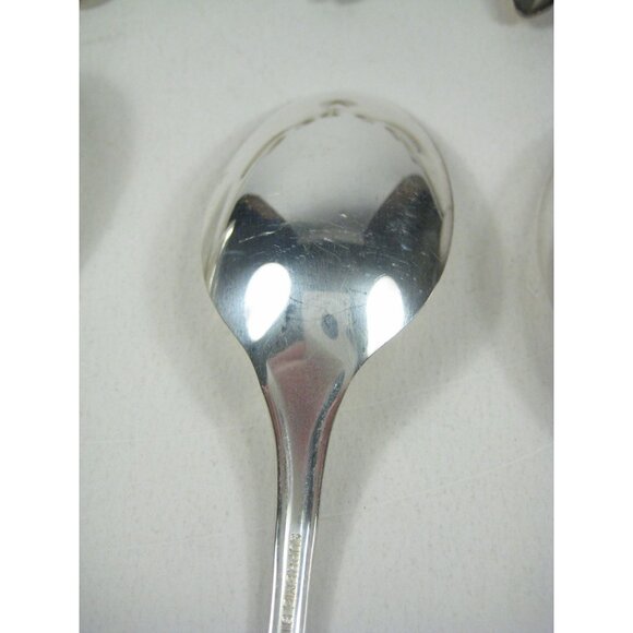 Concept Pattern 1957 Set Of 12 Silver Plate Iced Tea Spoons Vintage Flatware - Picture 8 of 8